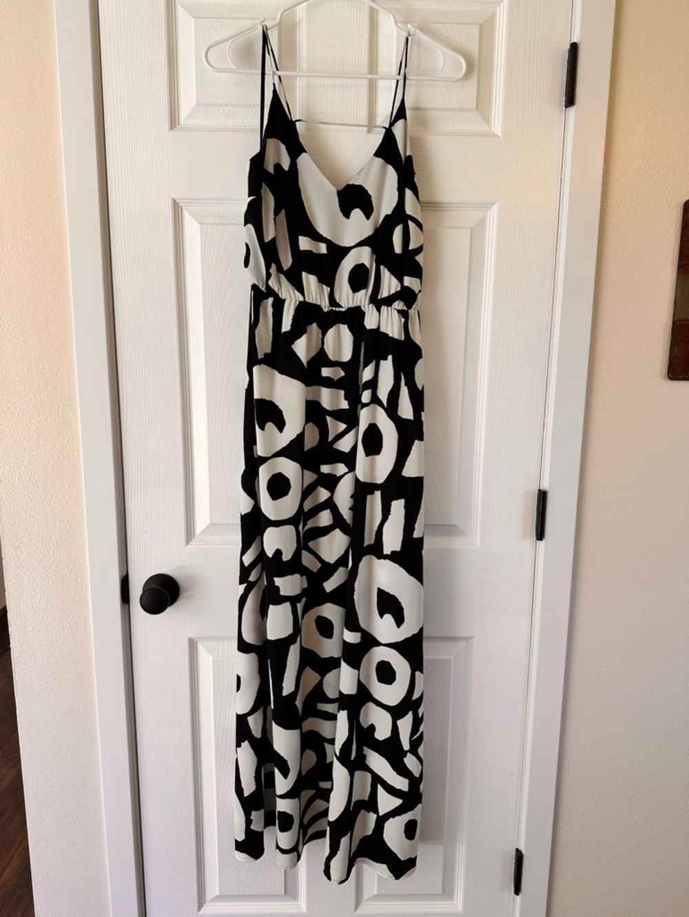 Loft Abstract Print Maxi Dress